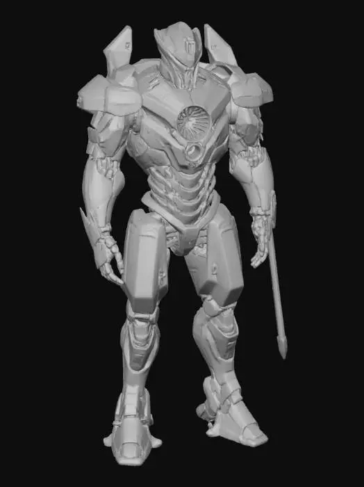 3D model for Mecha Guardian