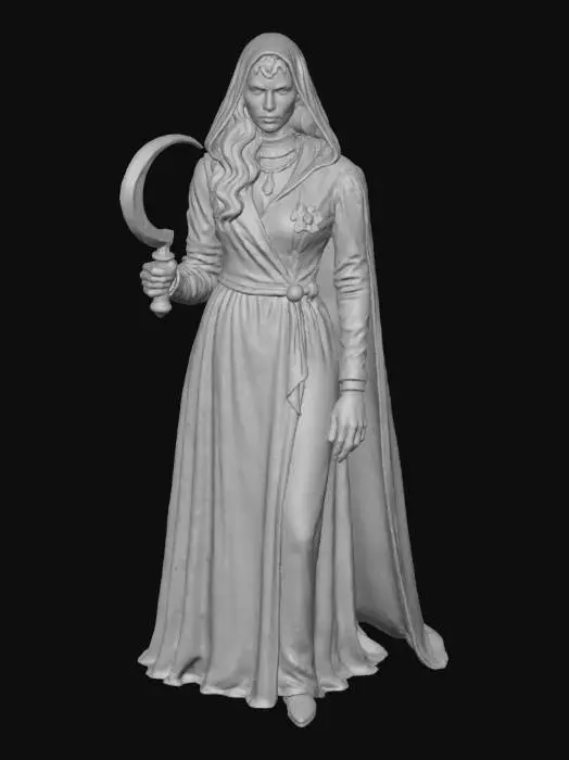 3D model for Enigmatic Priestess