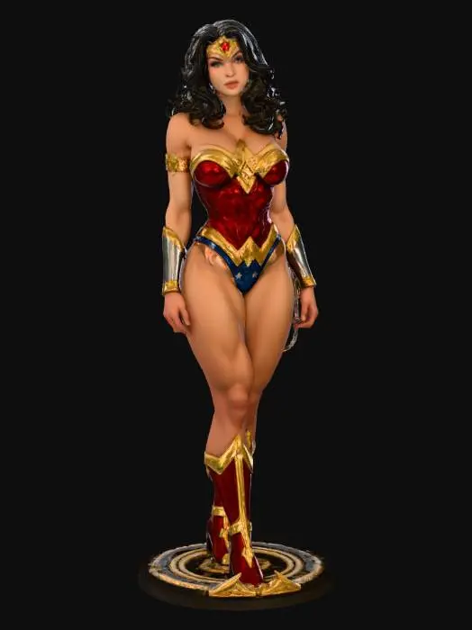 3D model for Wonder Warrior