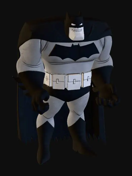 3D model for Batman DK Animated Style