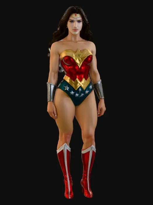 3D model for Wonder Heroine