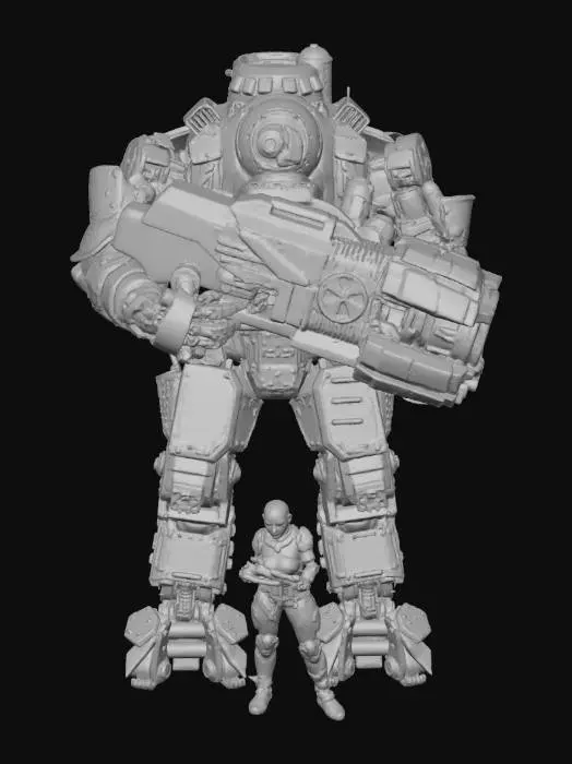 3D model for Titanfall Mech