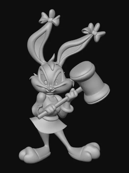 3D model for Babs with a Mallet