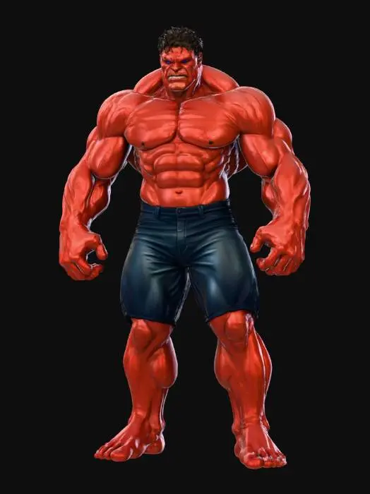 3D model for Monstrous Red