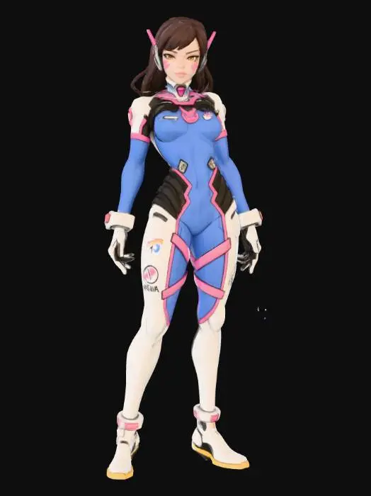 3D model for Mech Pilot Dva
