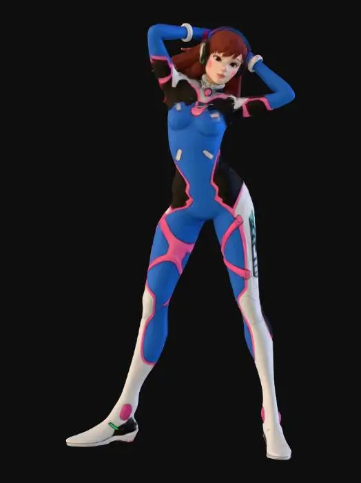 3D model for Gamer Heroine