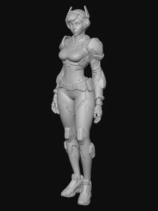 3D model for Mech Pilot Unity