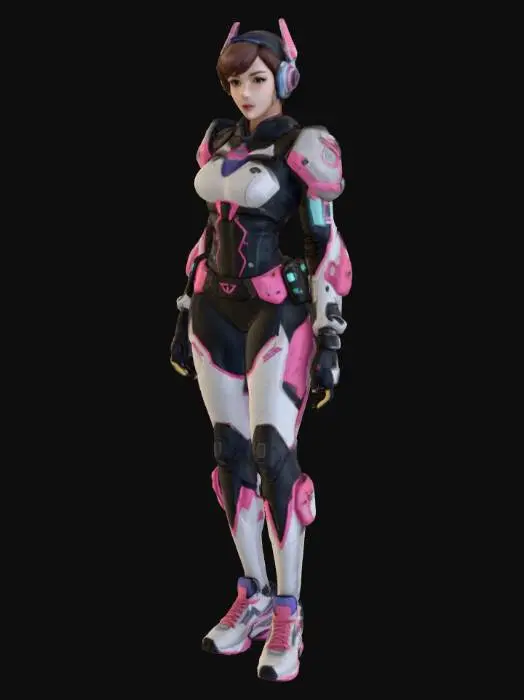 3D model for Mech Pilot Unity