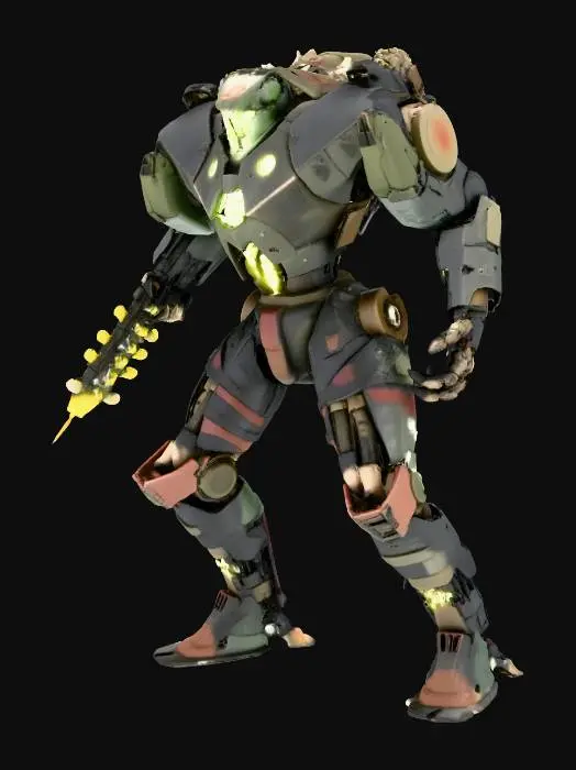 3D model for Mech Jaeger