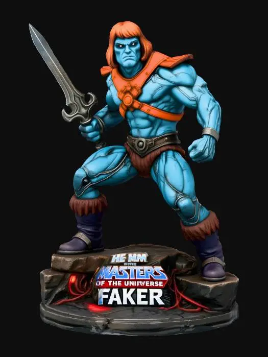 3D model for Faker Statue