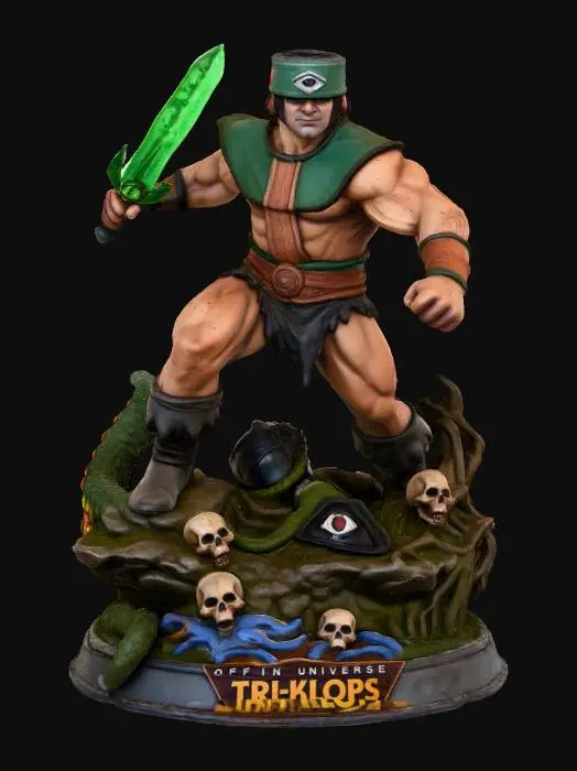 3D model for Tri-Klops Warrior