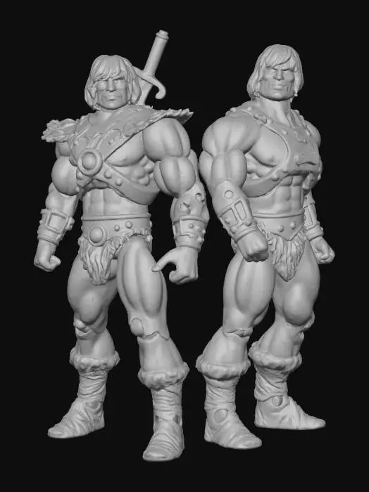 3D model for Action Figures Duo