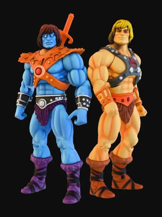 3D model for Action Figures Duo