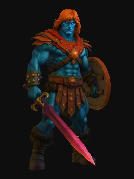 3D model for Fake Warrior of the  Eternia