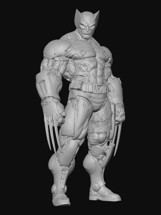 3D model for Cybernetic Wolverine