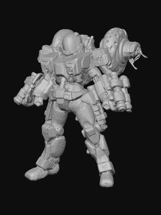 3D model for Turbo Mecha Pilot