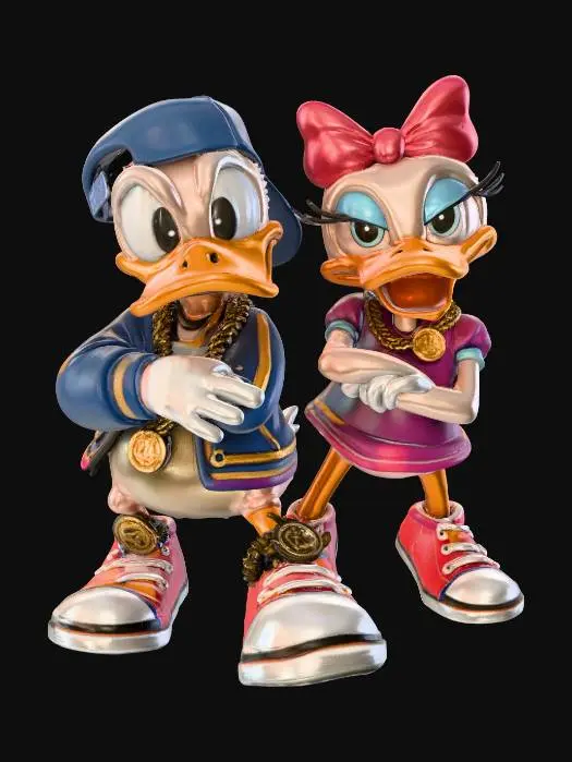 3D model for Hip Hop Ducks