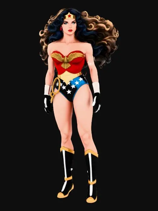 3D model for Wonder Heroine