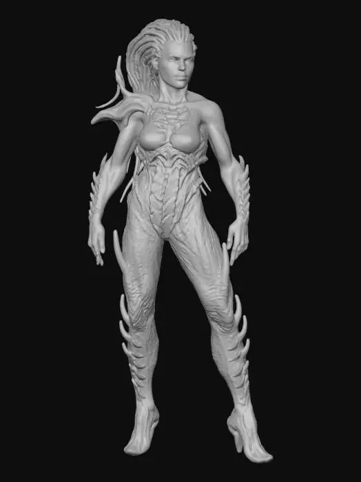 3D model for Zerg Queen Emergence