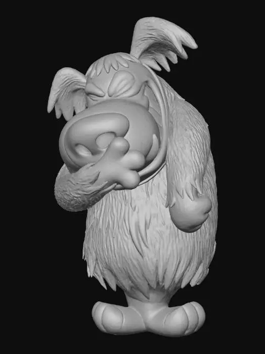 3D model for Laughing Dog