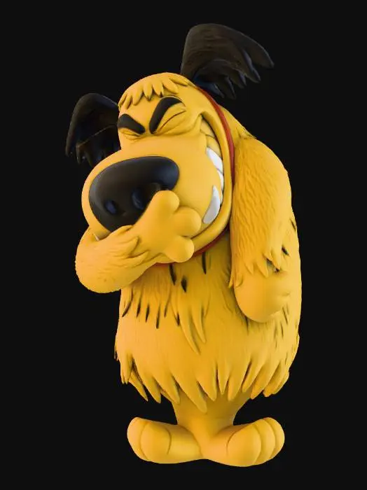 3D model for Laughing Dog