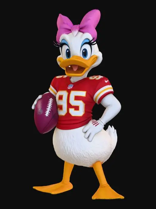 3D model for Football Duck Diva