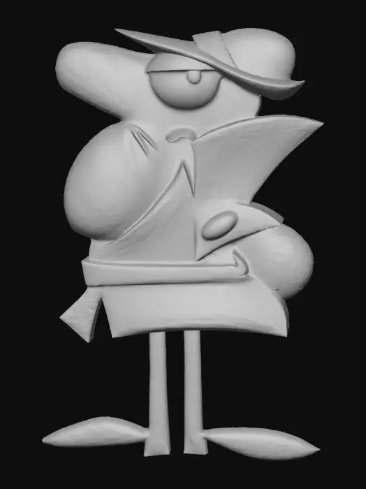 3D model for Detective in Yellow Coat