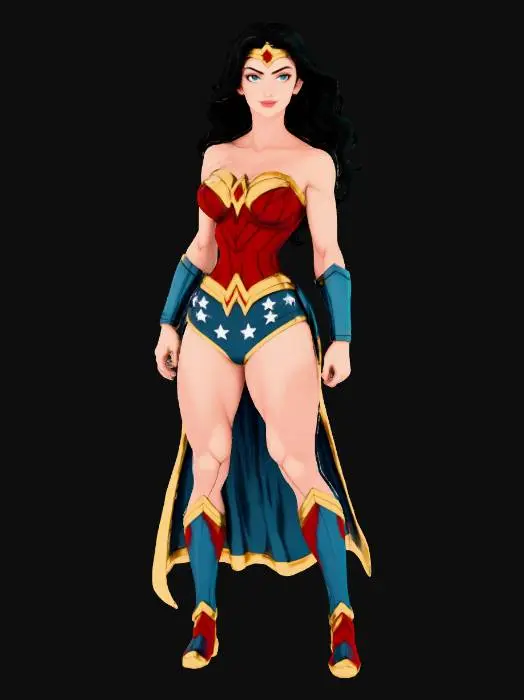 3D model for Heroic Amazon Warrior