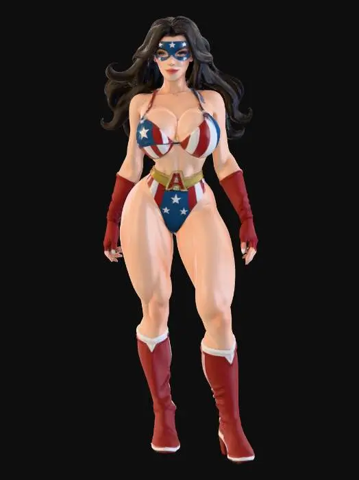 3D model for Miss_USA