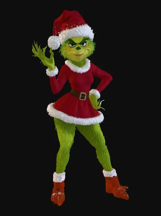3D model for Grinchmas Glamazon