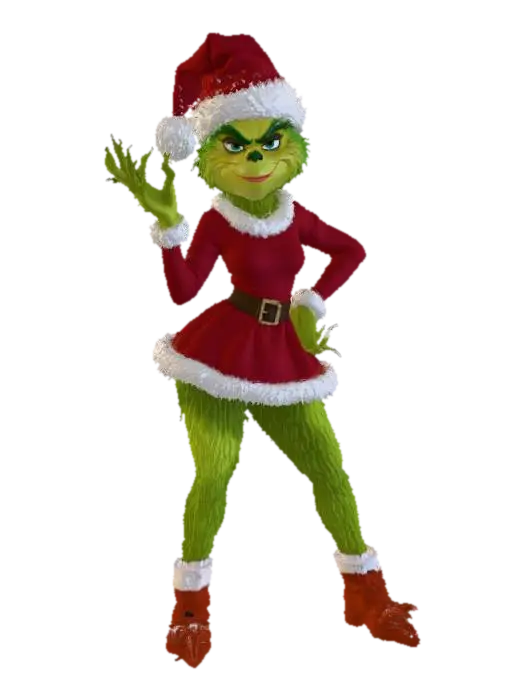 Modello 3D Grinchmas Glamazon - Grinch, generato dall’IA
