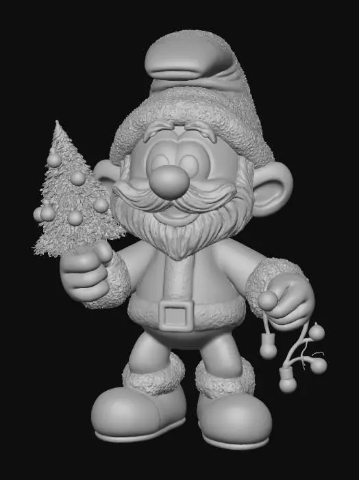 3D model for Pappa Smurf Xmas Celebration, #Christmas2025#