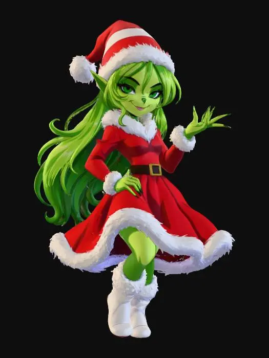 3D model for Green Christmas Cheer, #Christmas2025#