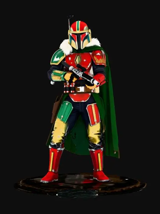 3D model for Warrior in Snowfall, #Christmas2025#