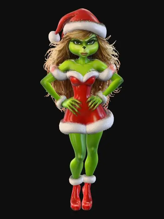 3D model for Grinchy Holiday Mischief , #Christmas2025#