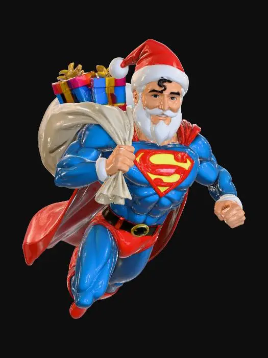 3D model for Super Santa in the Sky, #Christmas2025#