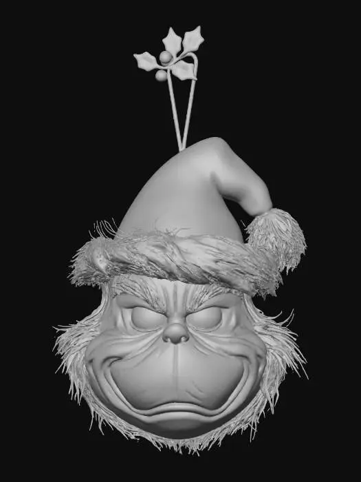 3D model for Grinch Ornament, #Christmas2025#
