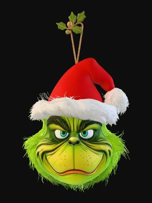3D model for Grinch Ornament, #Christmas2025#