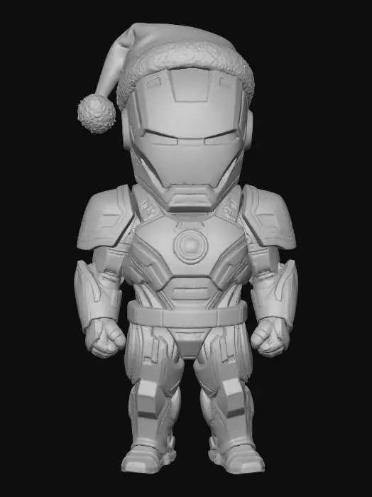 3D model for Festive Ironman, #Christmas2025#