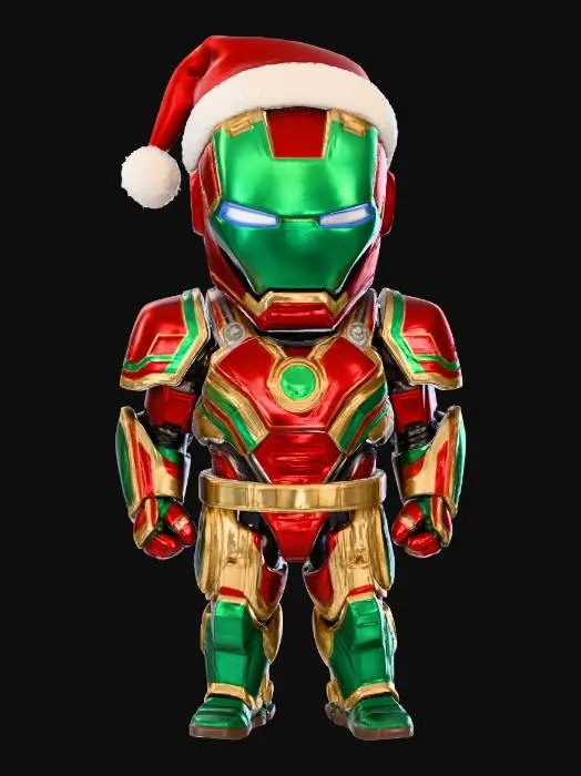 3D model for Festive Ironman, #Christmas2025#