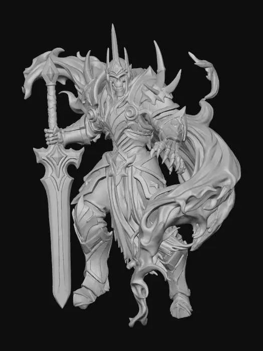 3D model for Frost King Warrior , #Christmas2025#