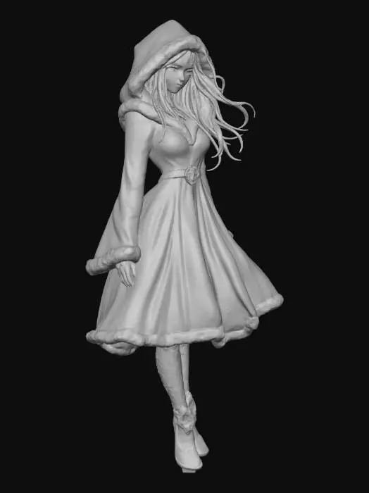 3D model for Cassandra Dimitrescu Xmas Cheers , #Christmas2025#