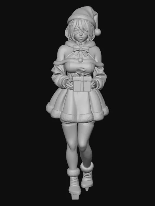 3D model for 2B Nier Santa's Helper Surprise , #Christmas2025#