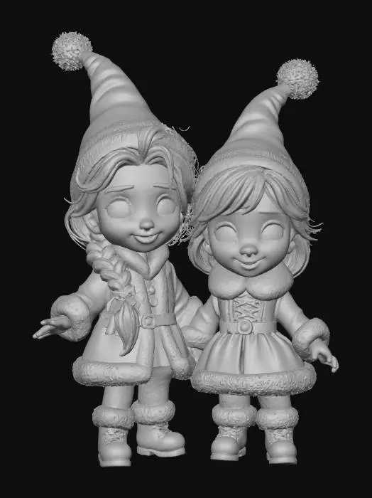 3D model for Frozen Winter Wonderland Magic , #Christmas2025#