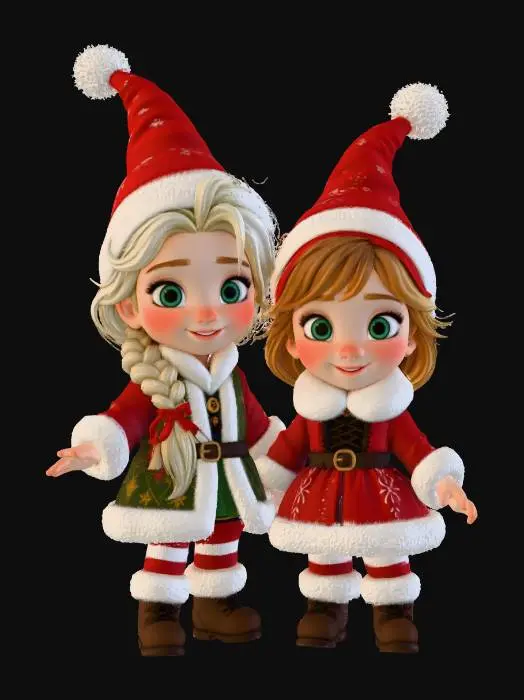 3D model for Frozen Winter Wonderland Magic , #Christmas2025#