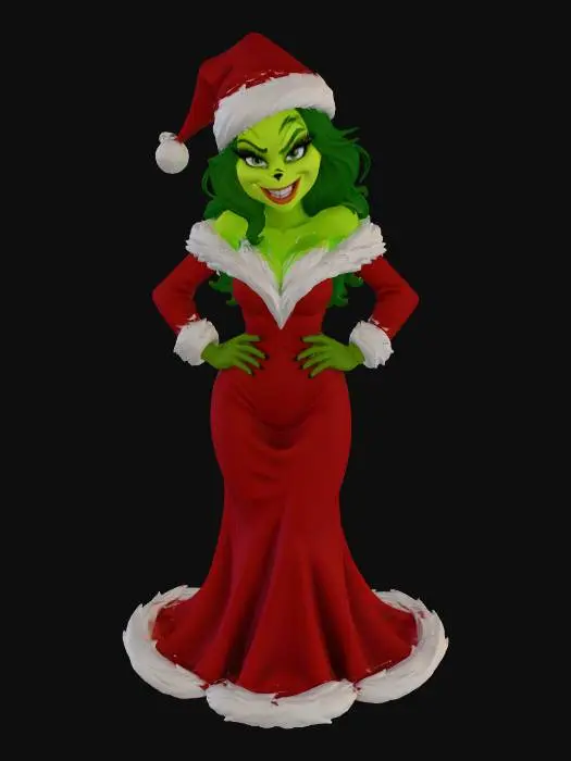 3D model for Green Holiday Glam