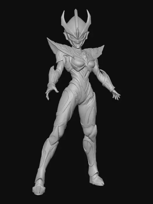 3D model for Dark Ultrawoman Rai