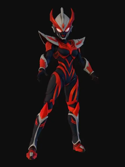 3D model for Dark Ultrawoman Rai