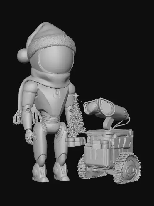 3D model for Winter Wonderland Bots , #Christmas2025#