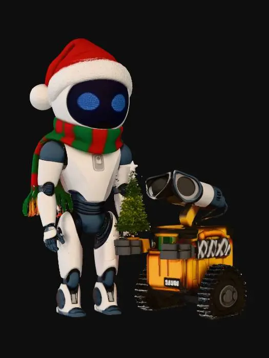 3D model for Winter Wonderland Bots , #Christmas2025#